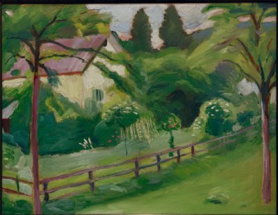 Country House with Garden by August Macke